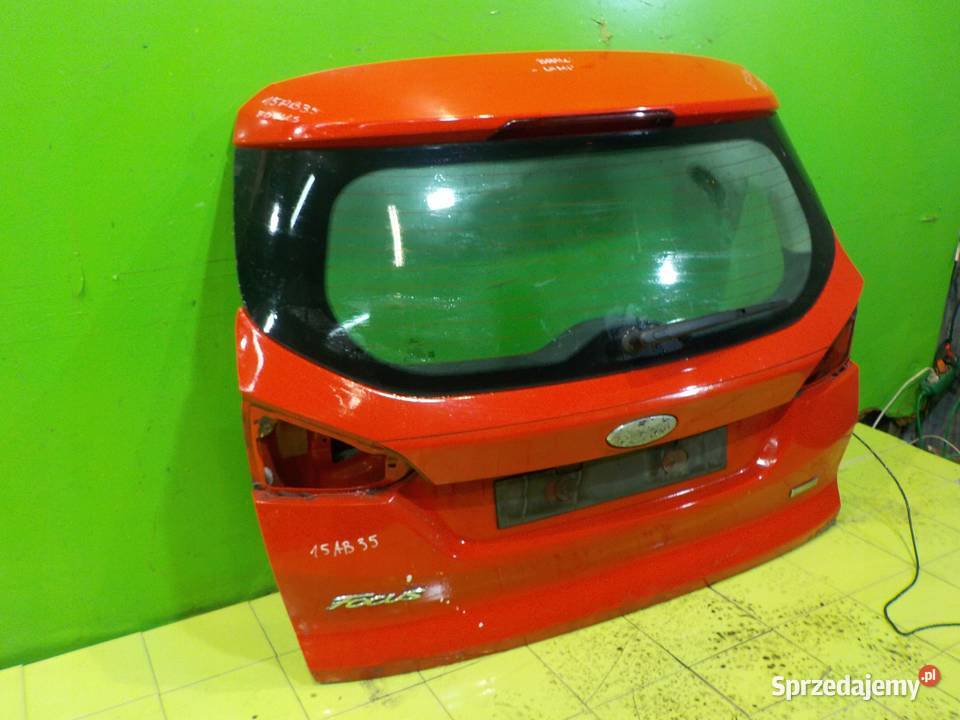 FORD FOCUS MK3 16 TDCI 11r 5D klapa tyl osobowe