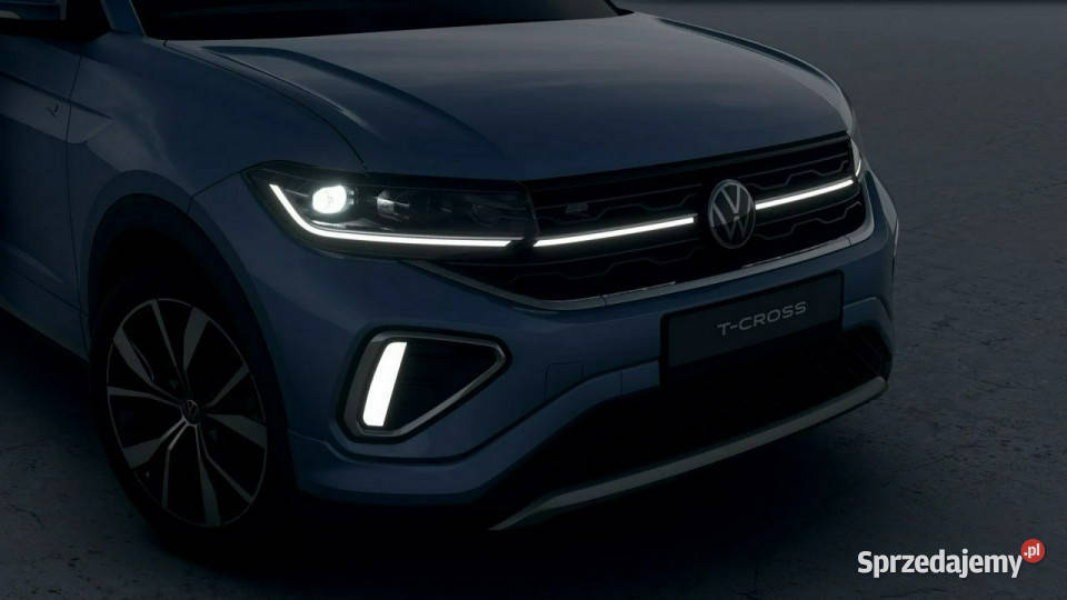 Volkswagen TCross RLine Plus 15 TSI 150 DSG niebieski łódzkie Łódź