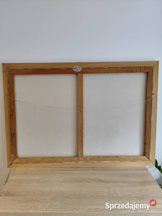 Duży obraz ręcznie malowany ojej na płótnie małopolskie sprzedam