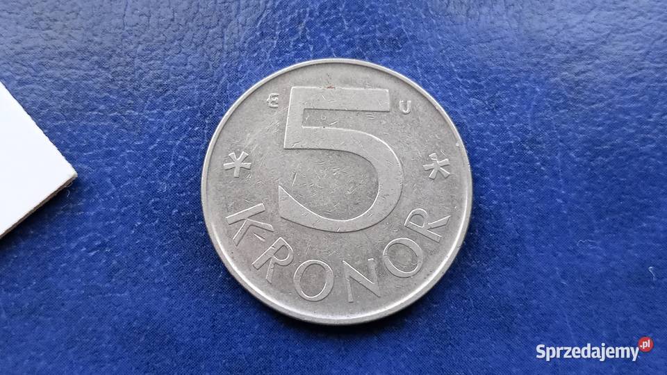 Stare monety 5 koron 1983 Szwecja Numizmatyka Lesko