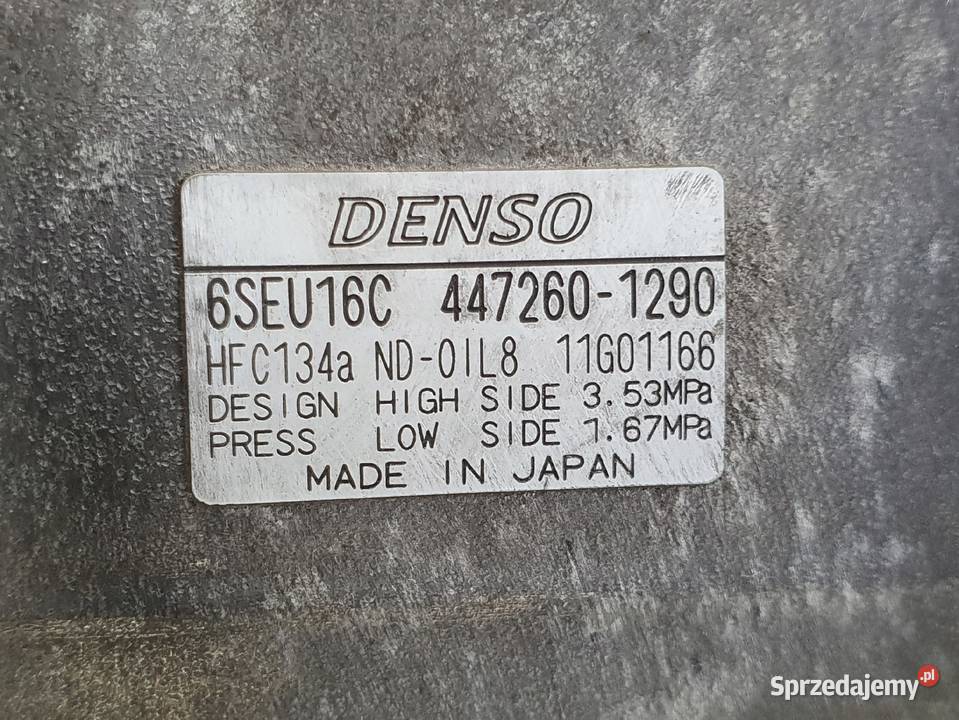 SPRĘŻARKA KLIMATYZACJI Lexus IS IS220 22 DCAT lubelskie