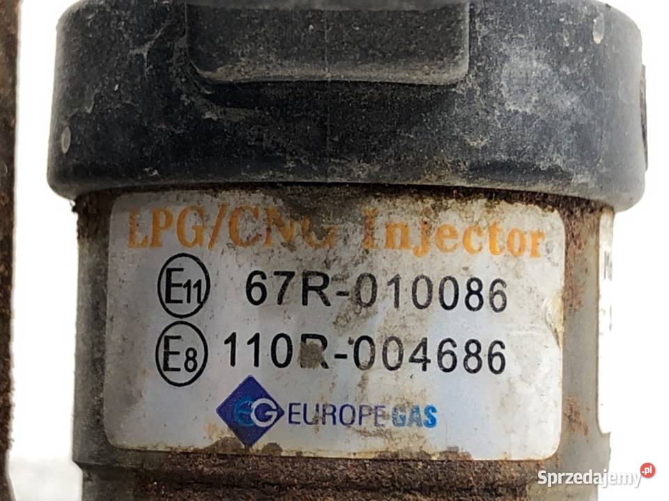 WTRYSKIWACZ LPG 67R010086 WTRYSK GAZU GAZOWY osobowe Wtryskiwacze