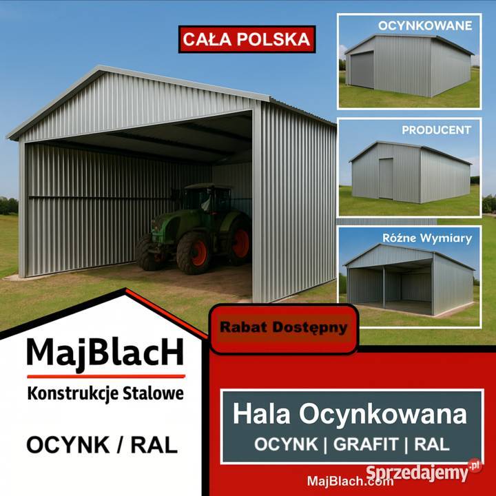 Garaż Blaszany Montaż OCYNK RAL PROFIL MajBlacH Chełmno