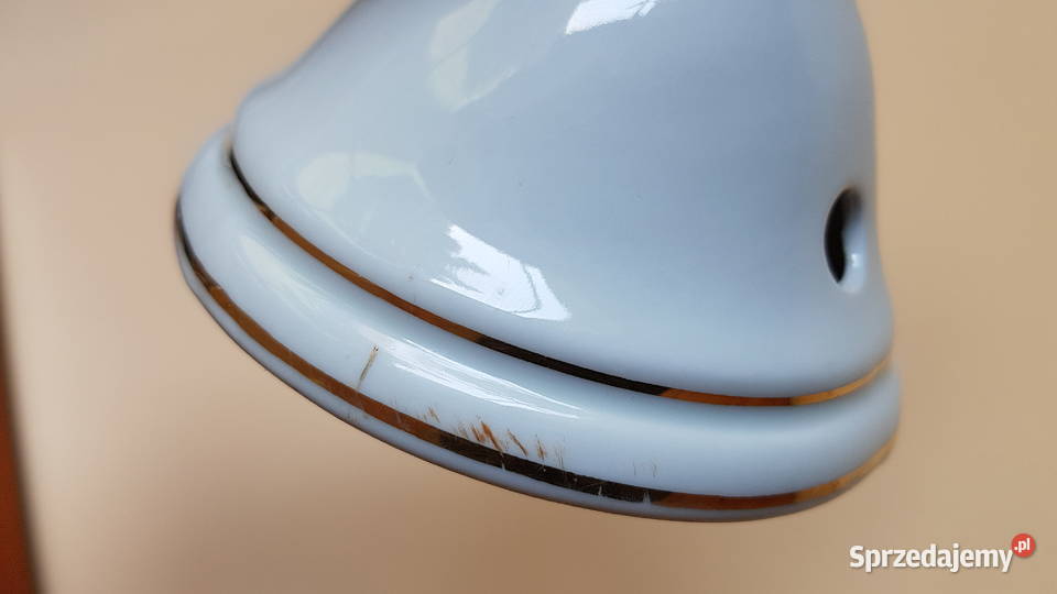 Lampa figurka Róg obfitości Ćmielów porcelana Dąbrowa Górnicza