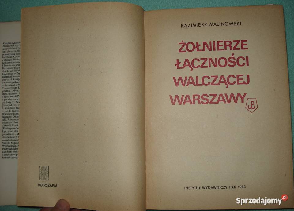 Żołnierze Łączności Walczącej Wwy Warszawa