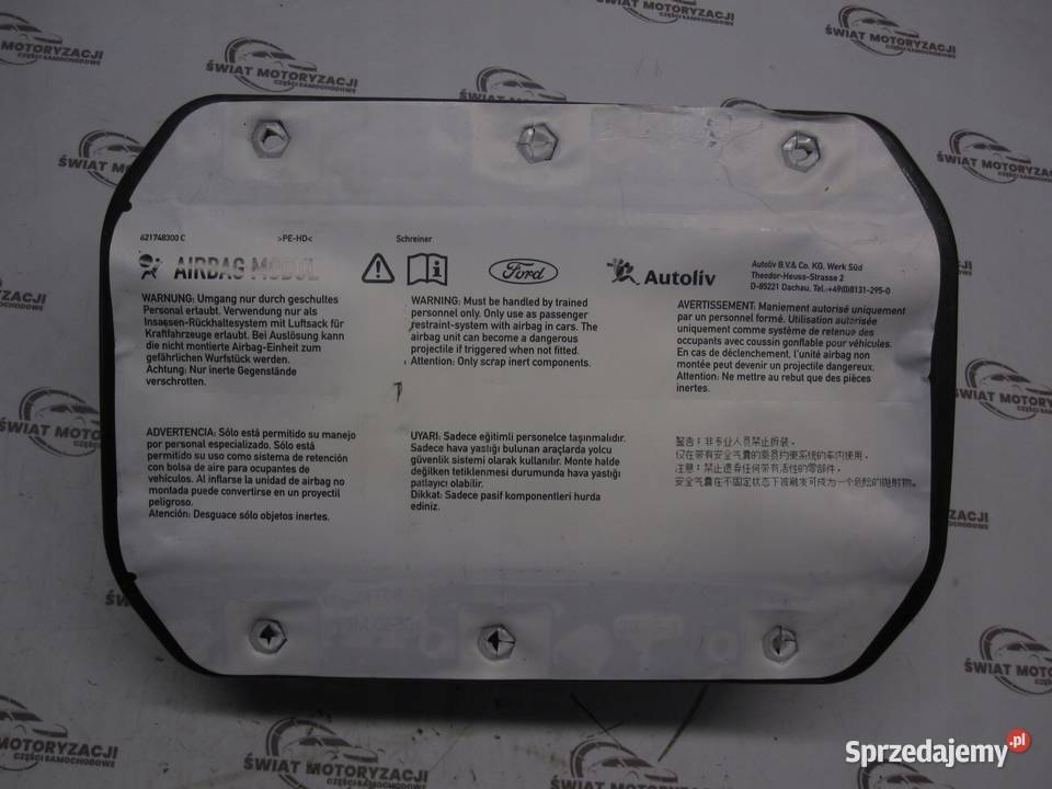 FOCUS MK3 III 13r AIRBAG poduszka pasażera osobowe świętokrzyskie Kielce sprzedam