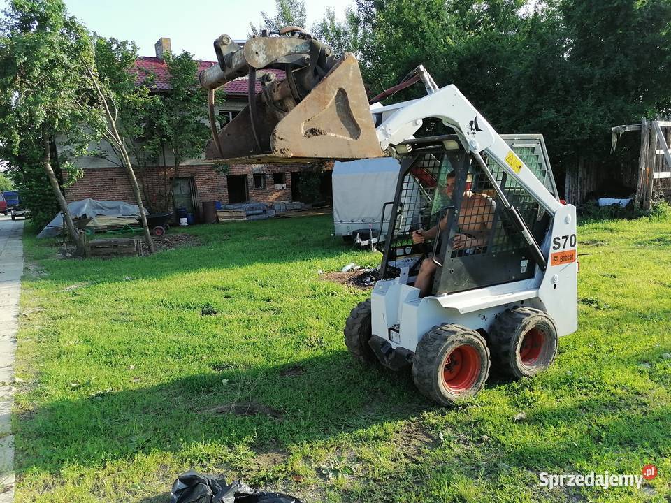 oferuje wynajem wynajmę bobcata bobcat koparkę łódzkie Pabianice