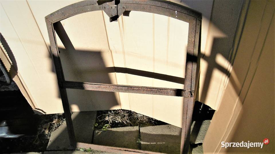 okno żeliwne dekoracja vintage vintage loft