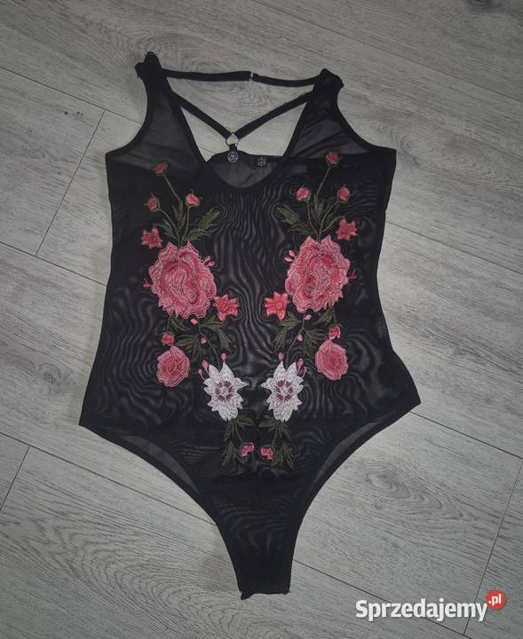 Body damskie haft kwiaty 38M