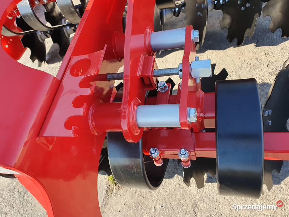 Brona talerzowa 20m zabezpieczenie resor Bury