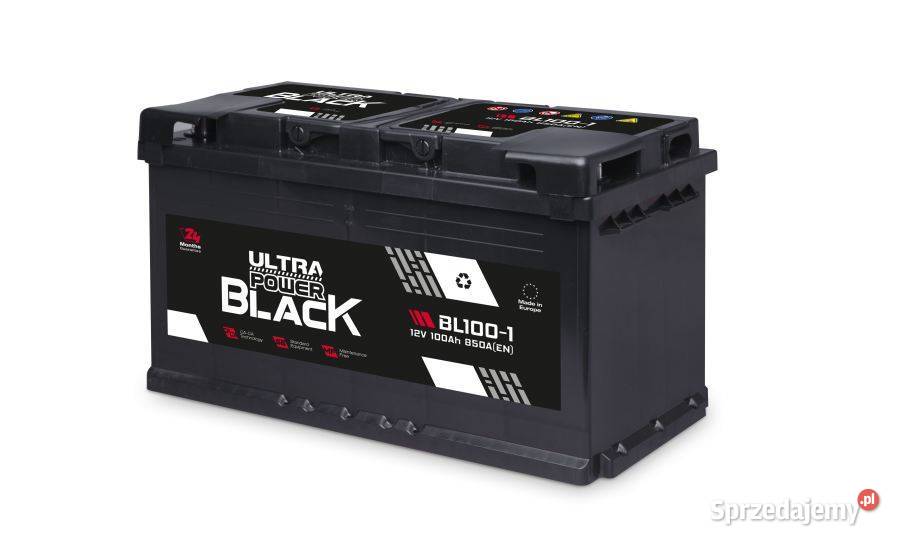 AKUMULATOR ULTRA POWER BLACK BL1001 12V 100Ah Siedlce
