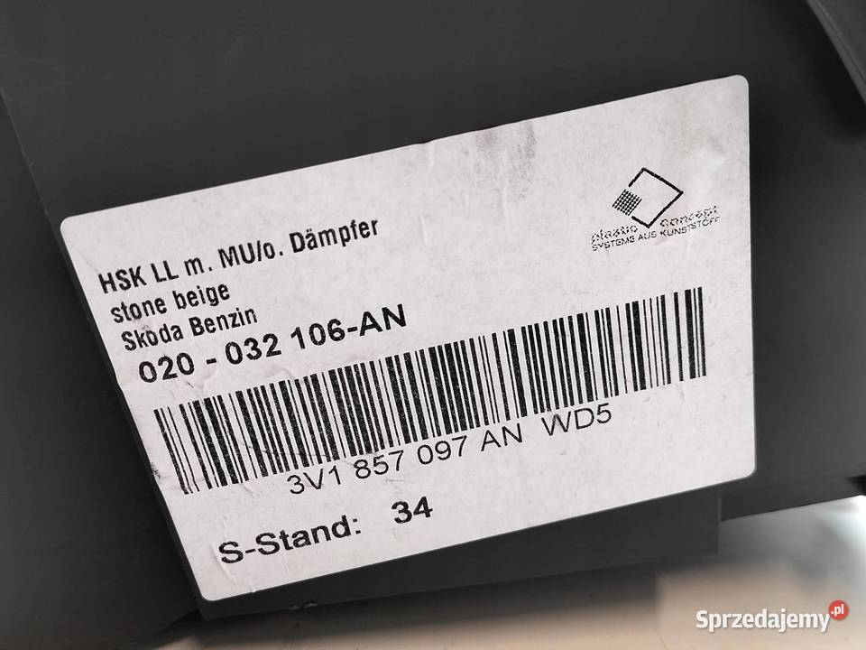 SCHOWEK PRAWY PASAŻERA 3V JASNY 3V1857097AN świętokrzyskie