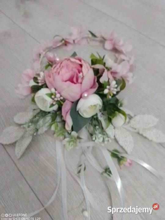 Wianek komunijny duży kwiaty wielkopolskie Poznań sprzedam
