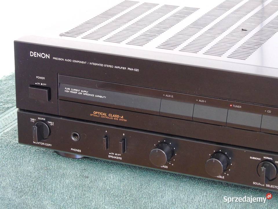 Wzmacniacz Denon PMA520 czarny świetne stereo podkarpackie Jasło