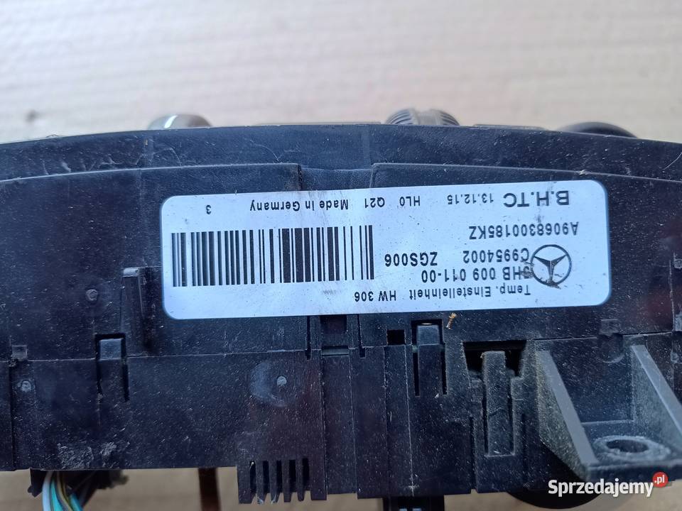 Panel nagrzewnicy klimatyzacji A9068300185KZ Staszów sprzedam