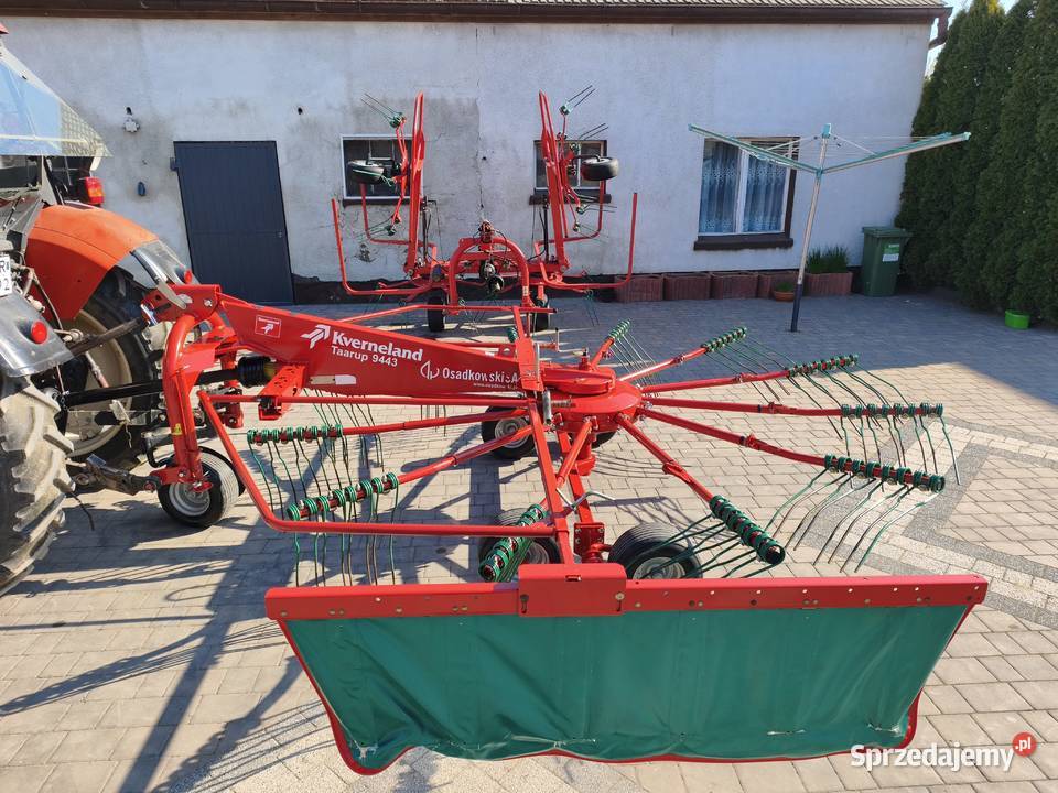 Zgrabiarka KVERNELAND taarup 9443 szerokość 4 Zgrabiarki i przetrząsacze Rusko sprzedam