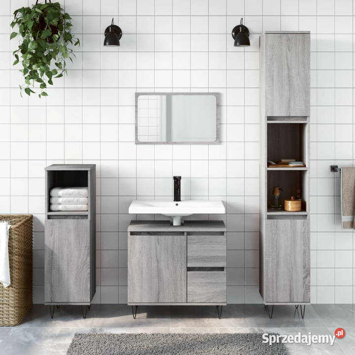 Szafka łazienkowa szary dąb sonoma 65x33x60 Warszawa sprzedam