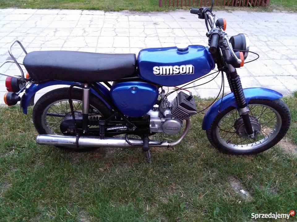 Simson S51 W pięknym stanie niebieski świętokrzyskie Olbrachcice sprzedam
