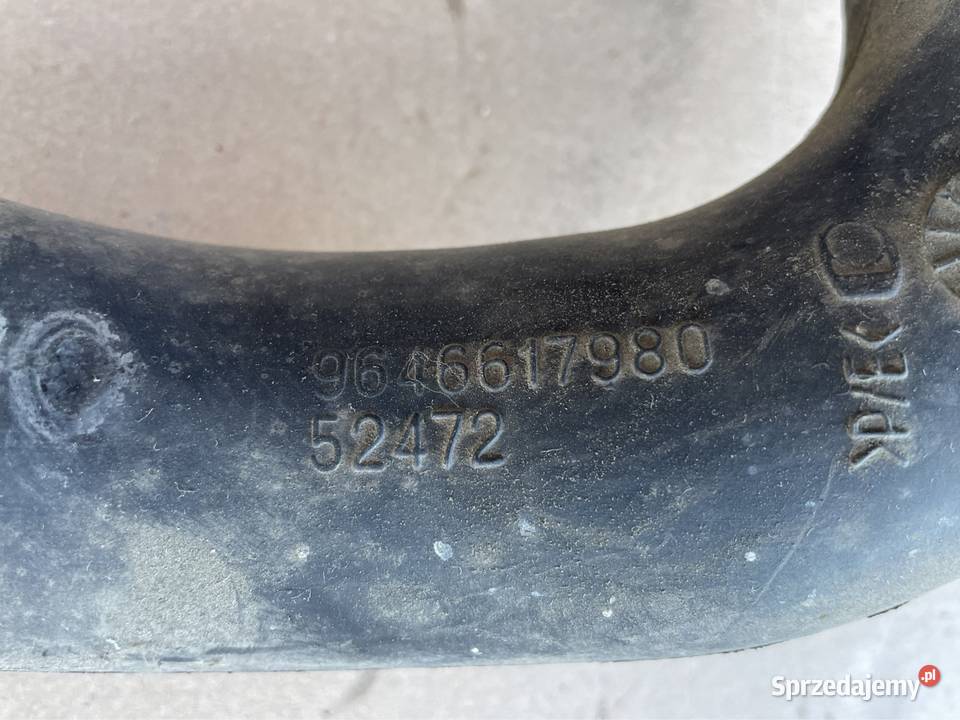 9646617980 rura dolot powietrza Peugeot 307 Przewody powietrza
