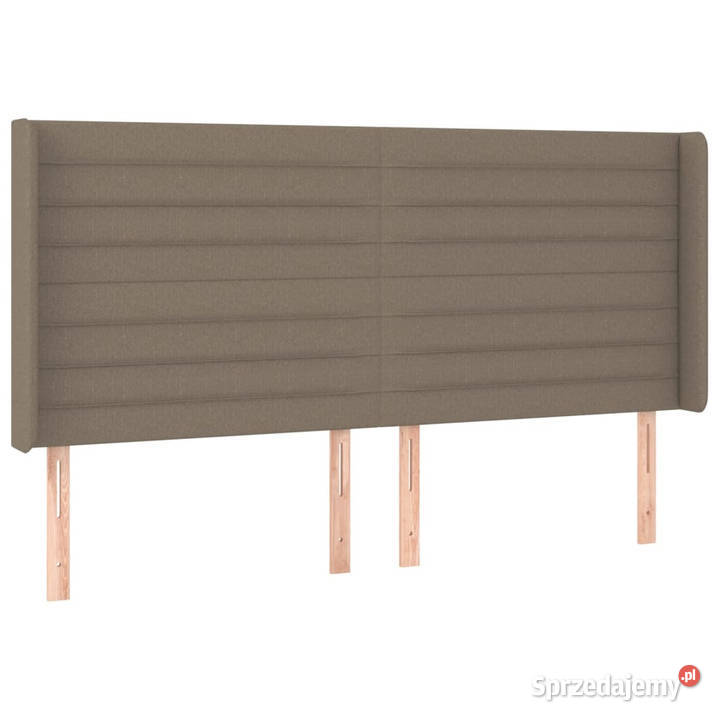 Zagłówek do łóżka z LED taupe 203x16x118128 Warszawa