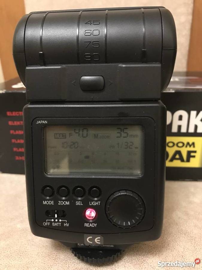 SUNPAK Power zoom CANON 5000AF Lampa błyskowa