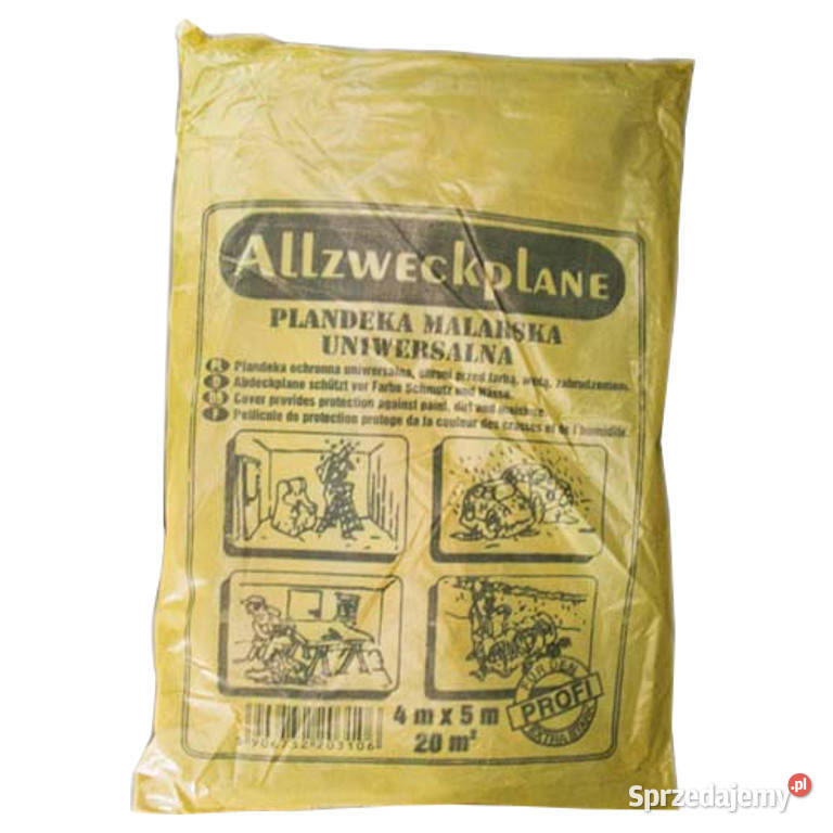 Folia malarska 4x5m płachta ochronna Śródlesie