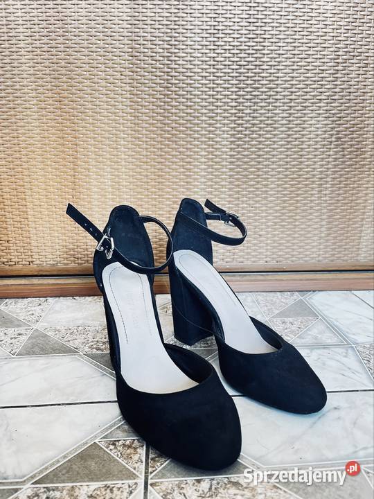 Jenny Fairy Black Ankle Strap Heels