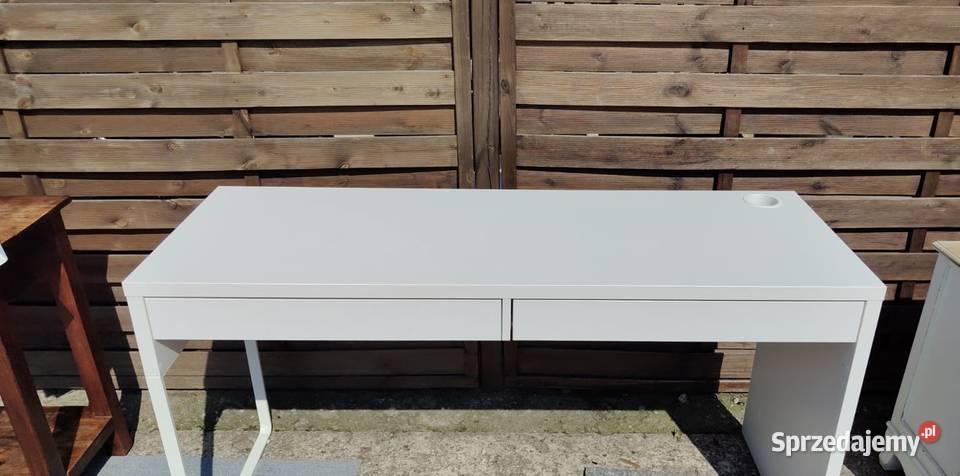 Biurko IKEA Micke 142x50 białe Warszawa sprzedam