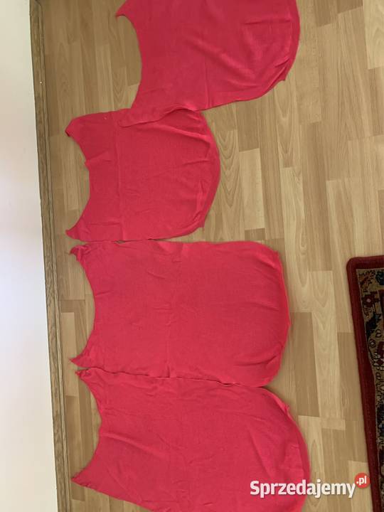 Dzianina 4 kawałki róż malina na sweter i inne Częstochowa