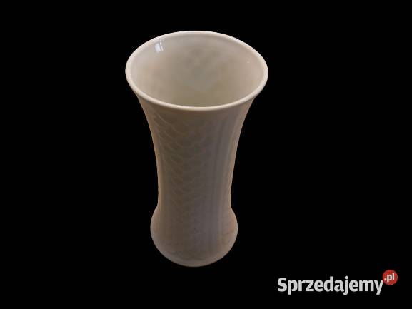 Porcelanowy biały wazon rybia łuska ROYAL Porcelana i szkło Raszków sprzedam