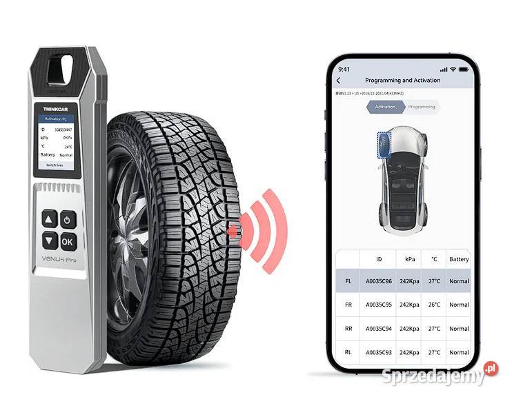 THINKCAR THINKTPMS G1 CZYTA UCZY PROGRAMUJE TPMS wielkopolskie Smoszew