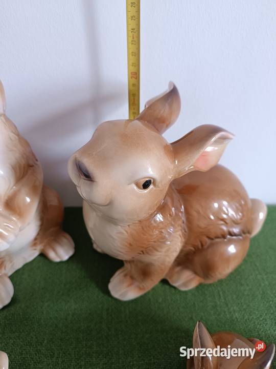 Piękne figurki zajączków sprzedam