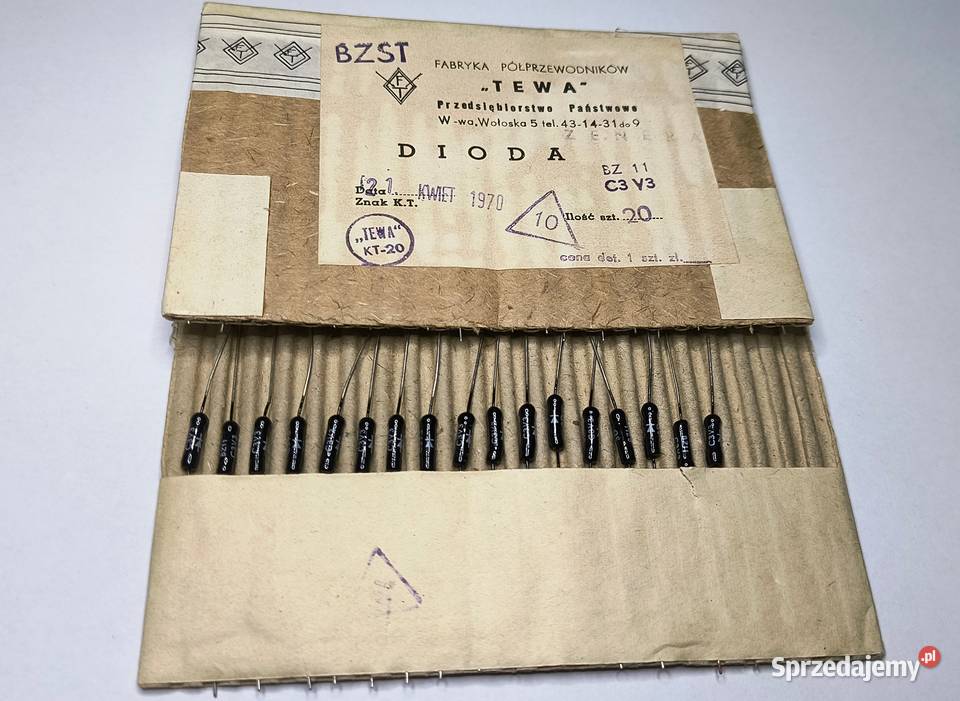 Dioda Zenera BZ 11 C3V3 TEWA Gdańsk