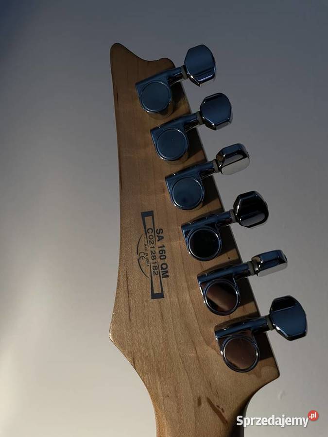 Elektryczna gitara Ibanez SA 160 QM AM 2001