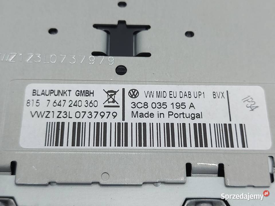 VW GOLF V radio CD 3C8035195A osobowe Kielce sprzedam
