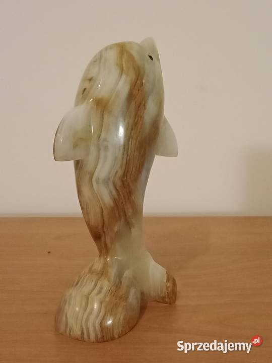 Figurka Delfin z onyxu Łódź sprzedam