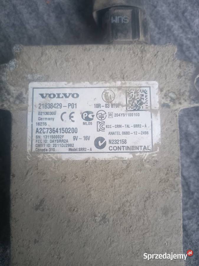 Czujnik radar 21838429P01 Volvo FH 4 ciężarowe