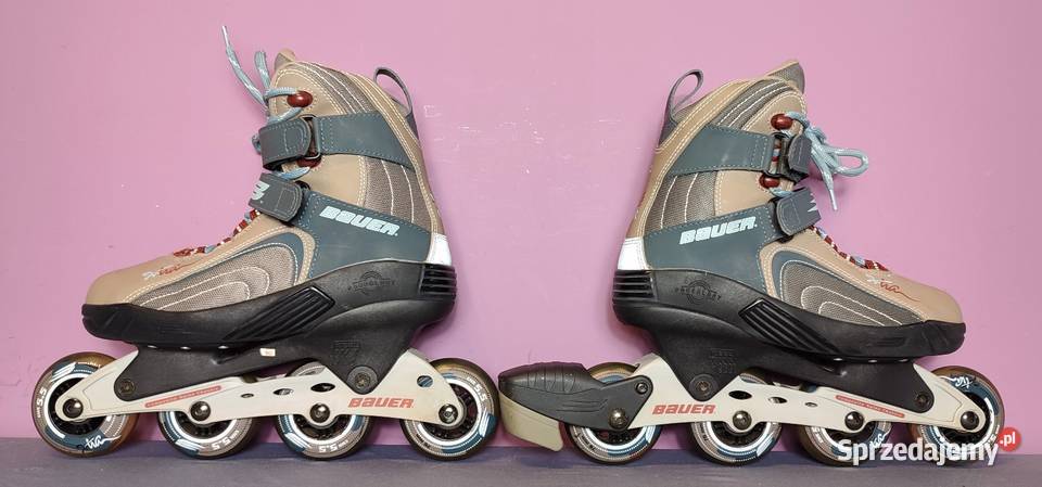 Rolki BAUER Xtra EMR 55 kobiet prawie nowe małopolskie Jasień sprzedam