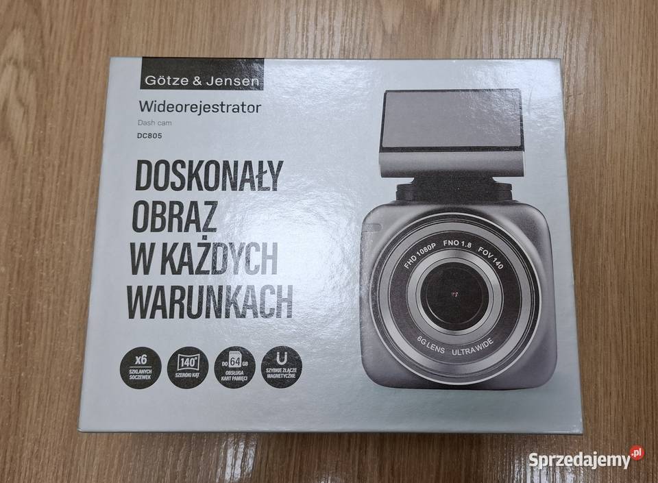 Wideorejestrator GTZE JENSEN DC805 nowy Wrocław