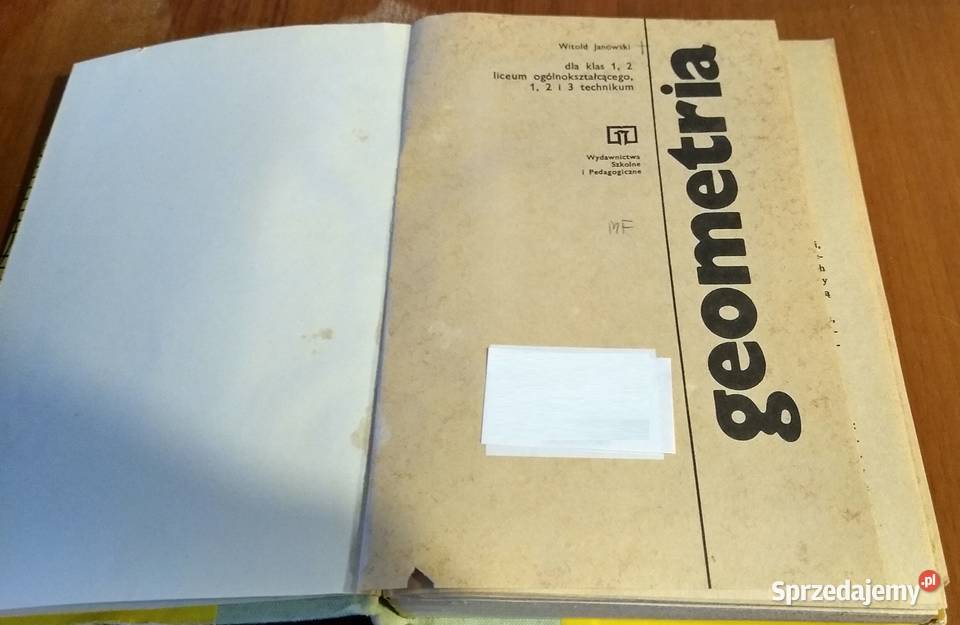 Geometria klas 1 2 liceum i 1 2 i 3 technikum pomorskie Gdańsk