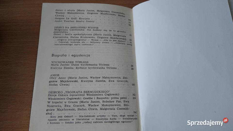 Dzieci T 12 wybór oprac i red Maria Janion i psychologia, socjologia Gdańsk