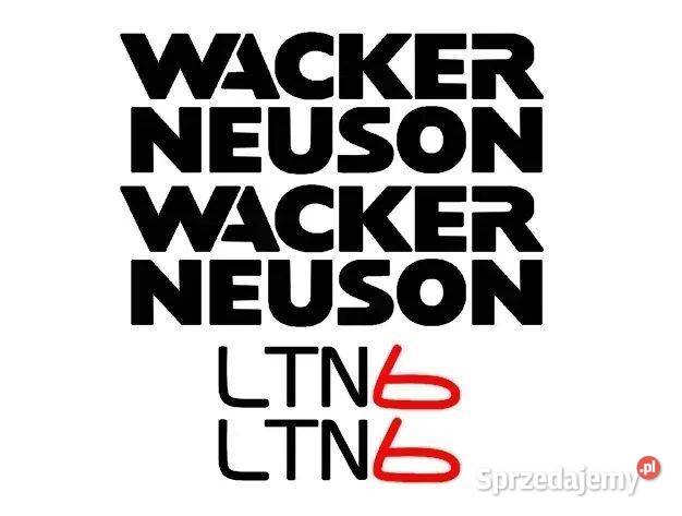 Naklejki naklejka oklejenie WACKER NEUSON LTN 6 Janików