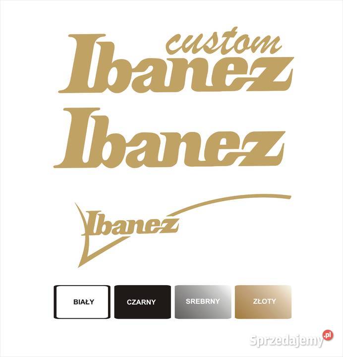 Ibanez CUSTOM naklejki na gitarę Producent Kraków