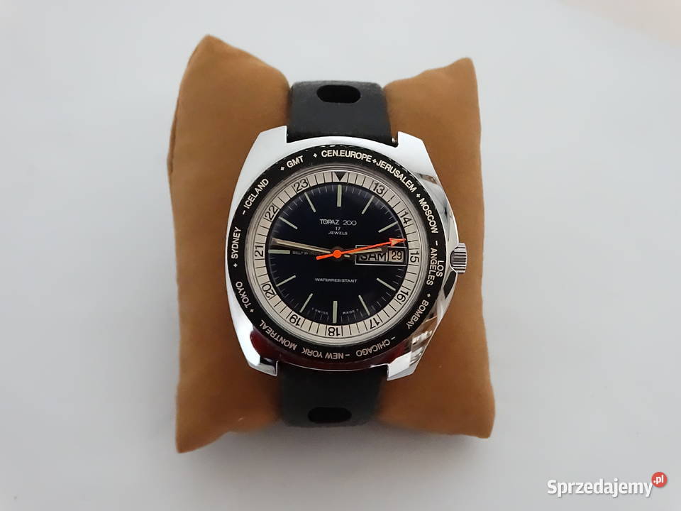 Vintage TOPAZ 200 Sicura Automat World Time lubelskie Biłgoraj sprzedam