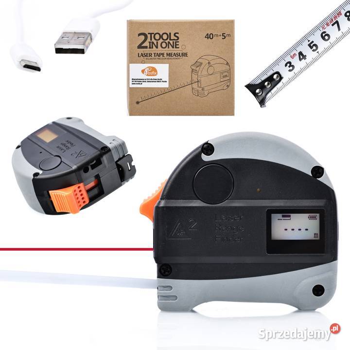 Dalmierz Laserowy Cyfrowy 40M Dokładność 0001 m Miary i taśmy Ludźmierz