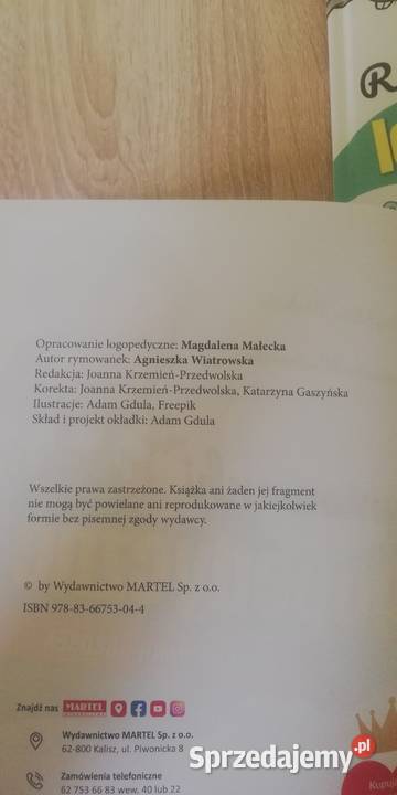 Książki Rymowanki Lokopedyczne małopolskie Oświęcim
