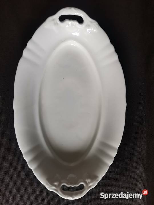 Stary przedwojenny duży półmisek porcelana śląskie