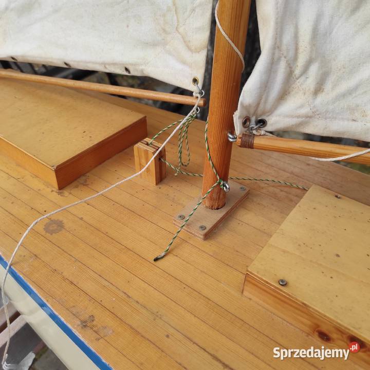 Żaglówka sterowana drewniana na pilota Legnica