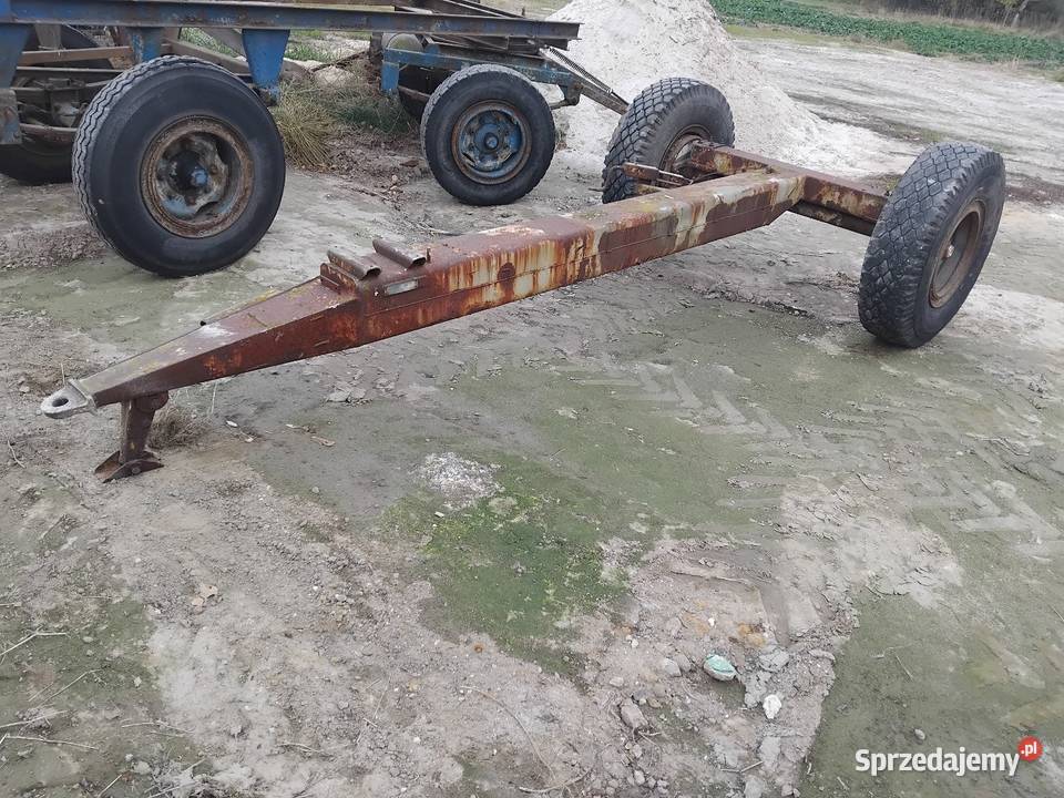 Jednoosiówka pod wywrot lubelskie Chmiel Drugi sprzedam