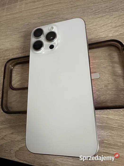 Iphone 15 pro 256GB biały super stan śląskie Zawiercie